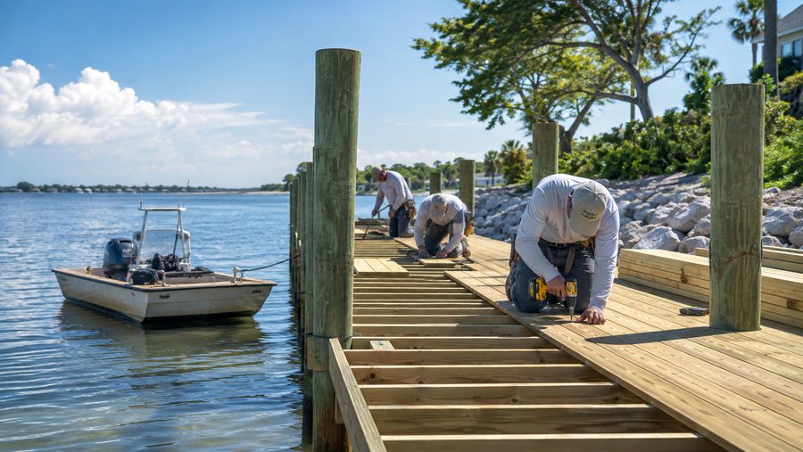 Dock framing
